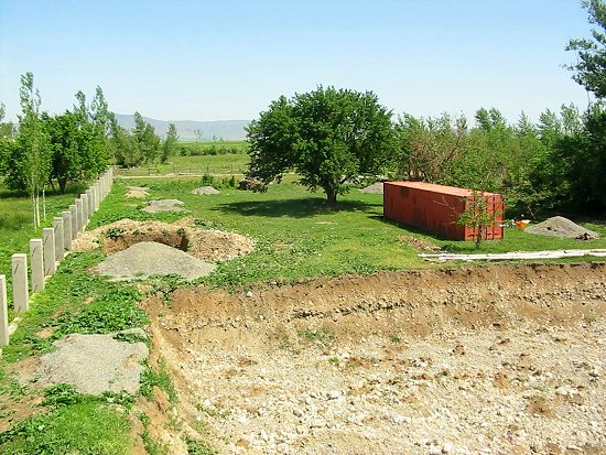 Adelaars view van ons bouwterrein