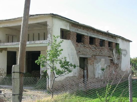 Voormalige centrale badhuis in Zhabagly