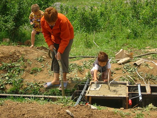 Bouwvakkers Elmira en Nathalie