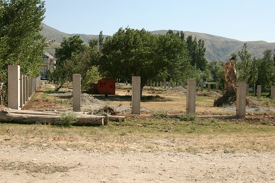 Beton rond ons bouwterrein