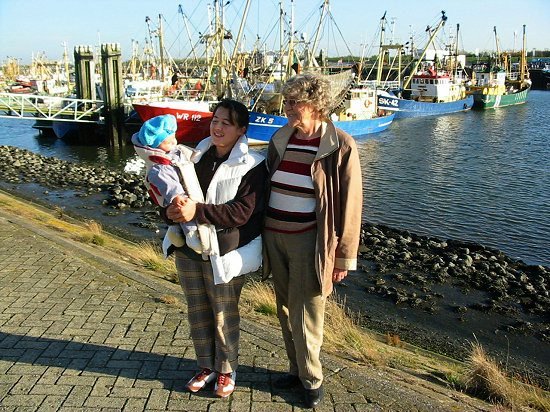 Bezoek aan de visserijhaven van lauwersoog