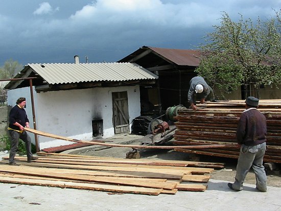 Hout voor de bouw van ons huis