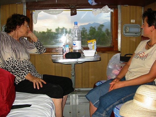 In de trein van Almaty naar Tjulkebas