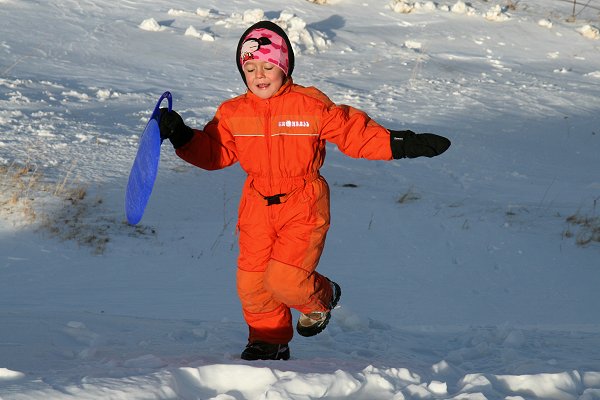 Isabel in de sneeuw