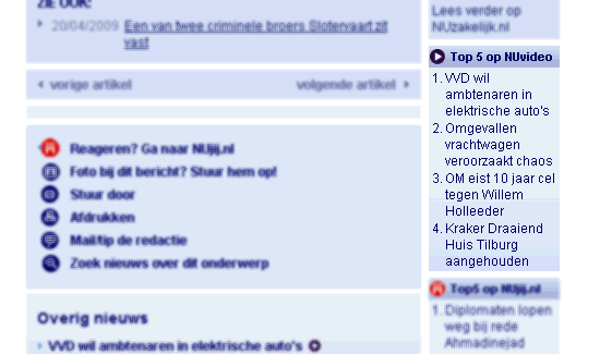 Telfout op www.nu.nl