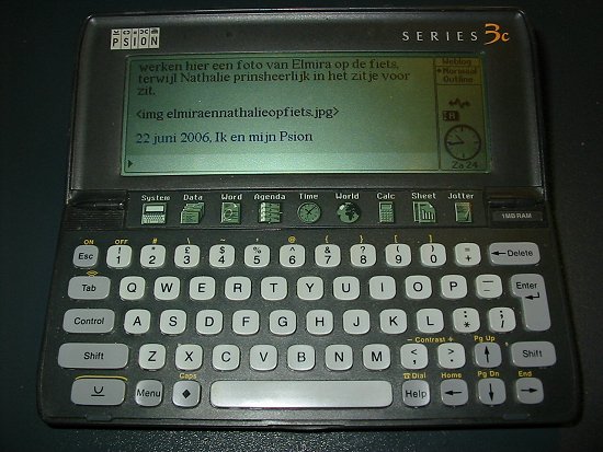 Mijn Psion 3C