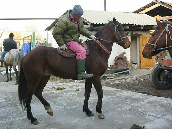 Ruslan op het paard